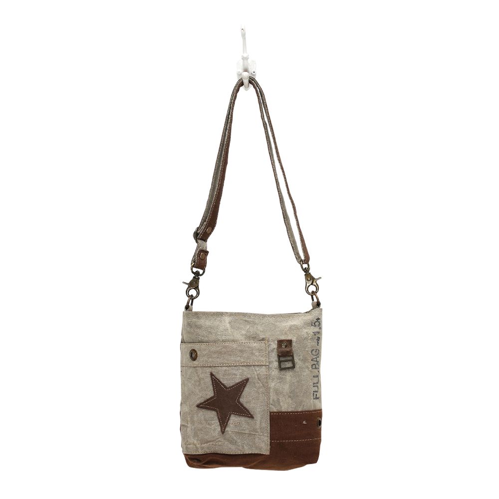 Leather Star Crossbody