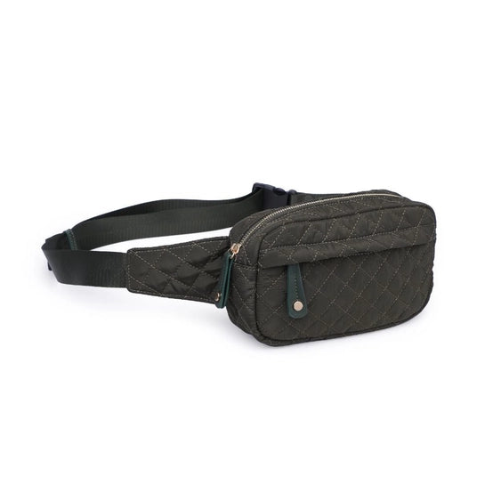 Olive Teo Quilted Fanny Pack