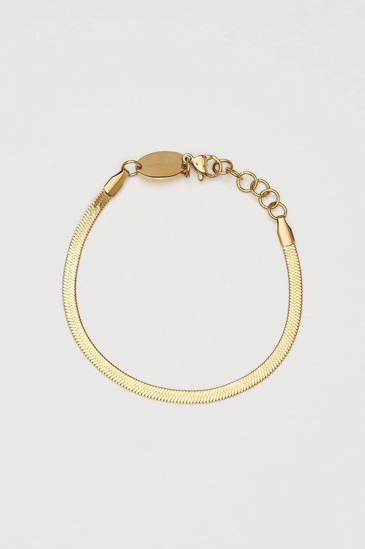 Dainty Herringbone Bracelet